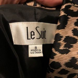 Satin Leopard Blazer